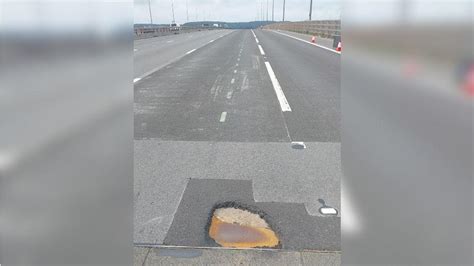 M5 traffic: Warning issued after motorway pothole repair .